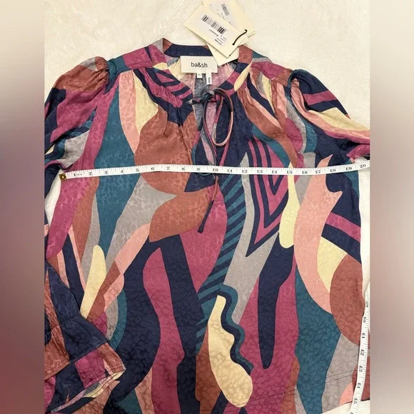 BA&SH Wim Top Long Preppy Blouse Size 2 NWT - Picture 9 of 13